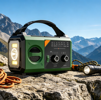 Neue 2026 Tragbare Solar-Powerbank 20000mAh AM/FM/NOAA Handkurbel Notfall-Wetterradio Taschenlampe SOS-Alarm Outdoor 10-30W Ausgangsleistung