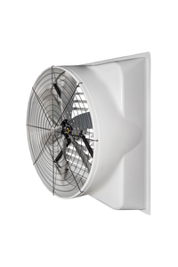 Bonawind 55" Electric Exhaust Fan With 6pcs Alloy Blades White Farm Cooling Fan Industrial Shed Exhaust Fan - Product Image 5