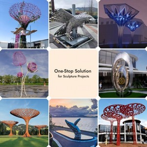 Escultura Moderna <span class=keywords><strong>de</strong></span> Metal con Forma <span class=keywords><strong>de</strong></span> Velero Vincentaa, <span class=keywords><strong>Arte</strong></span> para Exteriores, para Jardín <span class=keywords><strong>de</strong></span> Hotel o Paisajismo - Product Image 4