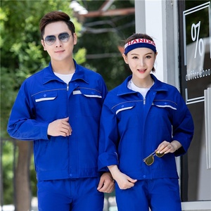 Venta directa de fábrica Diseño de logotipo personalizado Ropa DE TRABAJO Uniforme de trabajador de algodón puro Materia Tela DE TRABAJO personalizada para el trabajo diario - Product Image 1