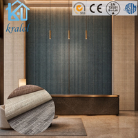 Papier peint texturé 3D Kralol, rouleaux de revêtement mural, décoration murale intérieure pour hôtels et commerces, couleur personnalisée, design moderne