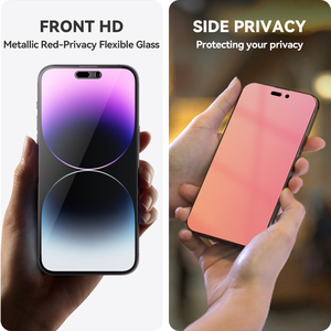 ฟิล์มกระจกนิรภัยกันรอยแบบไล่สีหลากสีสำหรับโทรศัพท์มือถือ iPhone 15 16 17 Pro Max ขายส่ง - Product Image 3