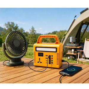 Station d'alimentation portable à batterie lithium, générateur solaire pour la recharge, idéale pour les situations d'urgence et la sauvegarde à domicile - Product Image 2
