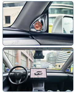 Altavoz de Tweeter giratorio 4D para Tesla Model 3 Y New Juniper RGB, accesorios de modificación de lámpara Interior de coche, bocina de agudos 3D, reacondicionamiento - Product Image 6
