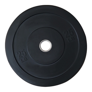 Fornitura di Fabbrica a Basso Prezzo, Disco Bumper Nero per Crossfit, Attrezzatura Fitness, Piastra di Peso - Product Image 1