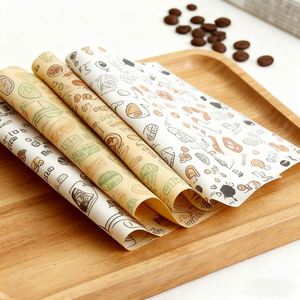 Papier d'emballage alimentaire en gros avec logo personnalisé, enduit de PE, résistant à la graisse, pour sandwichs, pains, gâteaux, collations - Tailles personnalisées sur une face - Product Image 6
