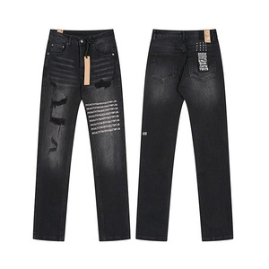 KSUBI jeans Men Straight stacked Skinny Slim Fit Designer Jeans Denim <b>Pants</b> Fashion Streetwear jeans <b>pants</b> for men - Product Image 2