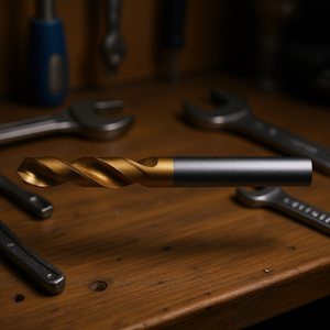 Broca helicoidal Hss-Co de 3,7 mm con revestimiento de TiN autocentrante para perforación multiusos - Product Image 3