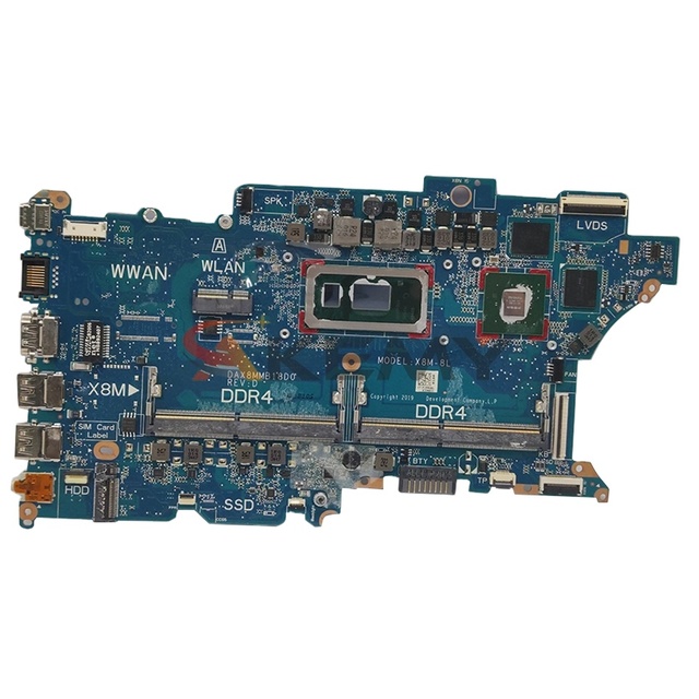 For HP ProBook 440 450 G7 DAX8MMB18D0 X8M L78079-601 Laptop Motherboard.I3-10110U I5-10210U I7-10510U MX250 DDR4