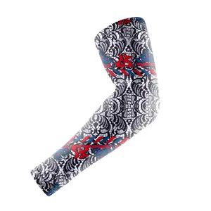 Wholesale Customized Printed Golf Cool Arm Sleeves UV Protection Arm Covers for Men Women