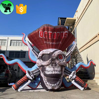 Takara — Pirate gonflable, décor géant, personnalisé, 3.96m, pour publicité, pour événement océanique, A8547