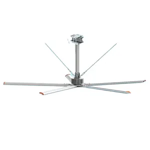 QIXIANG 24ft HVLS Fan With PMSM Motor For Dairy Farm Industrial Commercial Use Big Ceiling Fan Supplier