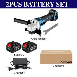 <span class=keywords><strong>Amoladora</strong></span> Angular Eléctrica sin Escobillas para Batería de 20v, Herramienta Eléctrica para Cortar Madera, Bricolaje - Product Image 2