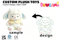 Peluche OEM de haute qualité en tissu doux pour enfants, idéale comme cadeau promotionnel d'entreprise