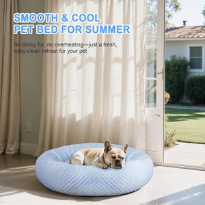 Fournisseurs d'accessoires pour lits apaisants pour animaux de compagnie : Lit pour chien personnalisé et doux, orthopédique d'intérieur, en fausse fourrure, tissu imperméable, robuste pour chiens - Product Image 3