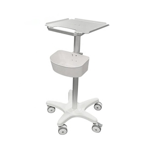 Chariot médical mobile de haute qualité avec 5 roulettes, pour échographie, ECG, unité électrochirurgicale, chariot de soins infirmiers - Product Image 1