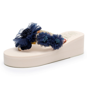 Dép Tông Cao Gót Mùa Hè Hoa Ba Chiều Chất Lượng Cao Mới - Product Image 4