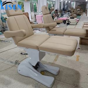 Kisen горячая Распродажа de pliante телесная кожа ПВХ Электрический массажный стол для лечения спа Косметическая кровать для лица Цена Марокко Сделано в Китае - Product Image 3