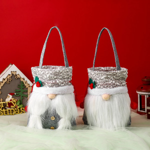 Nueva Bolsa de Regalo Navideña con Diseño de Muñeco de Nieve sin Rostro, Bolsa de Dulces Navideña para Niños, Decoración Navideña y Bolsa de Regalo - Product Image 2