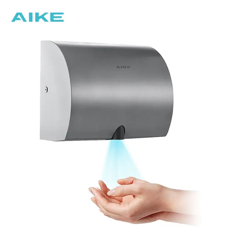 AK2851 Hotel hospital bathroom Stainless Steel compact High Speed ec hand dryer