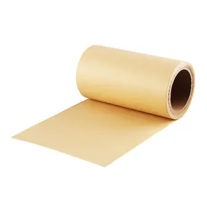 Yellow White Rolls Release Paper Coated With Silicone Double Sided Tissue Tape With Solvent Adhesive