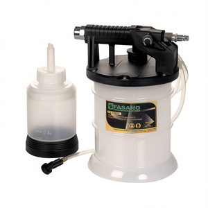 Changeur de liquide de frein pneumatique Fasano 1,5 L avec réservoir et tuyau pour réparation automobile - Product Image 2