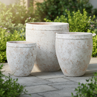 Jardinière en ciment de style américain pour extérieur, jardin, centre commercial, décorative, qualité supérieure, résistante aux intempéries, pot à fleurs