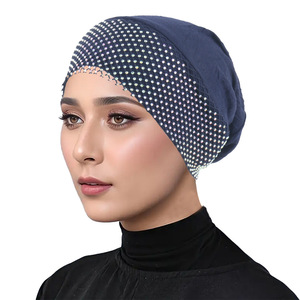 Nouveau <span class=keywords><strong>hijab</strong></span> musulman turban foulard pour femmes, couture, cordon de serrage, bonnet diamant, foulard de tête, couvre-chef, <span class=keywords><strong>hijab</strong></span> extensible - Product Image 6