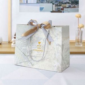 Flip Creative Small Fresh Coated <b>Paper</b> Hot Stamped Laminated Digital Printed Gift <b>Wrapping</b> Bag - Product Image 5