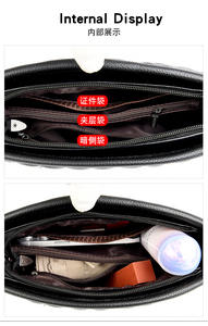 Mode femmes sacs à bandoulière dame luxe sacs à main en cuir Pu femmes sac à main pour femmes haute qualité sacs à bandoulière - Product Image 3