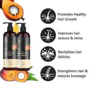 Champú <span class=keywords><strong>y</strong></span> <span class=keywords><strong>Acondicionador</strong></span> Orgánico de Marca Privada <span class=keywords><strong>para</strong></span> el Crecimiento del Cabello, Anti-Frizz, con Aceite de Batana, <span class=keywords><strong>para</strong></span> Fortalecer <span class=keywords><strong>y</strong></span> Reparar el Cabello Dañado - Product Image 2