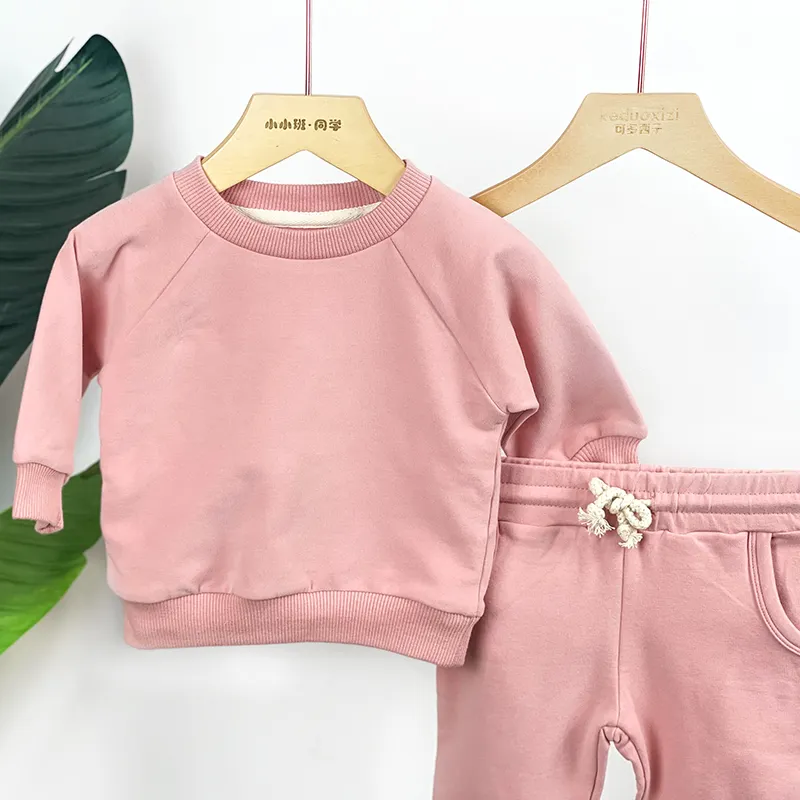 Schlussverkauf Baumwollropa Bebe Varon Baumwolle Jungenkleidung Jersey-Set Baby Jogger-Set französisches Terry-Baby-Stuch