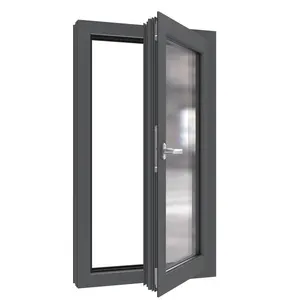 Minglei-Aluminium-Wärmewasseruntergang-Randfenster energieeffiziente Dreifachverglasung fenster hohe Qualität