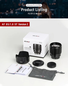 Ống kính chân dung tự động lấy nét VILTROX 85mm F1.8 Full Frame dành cho máy ảnh Sony E, Nikon Z, <span class=keywords><strong>Fuji</strong></span> X và máy ảnh Sony - Product Image 4