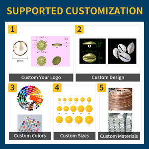 Custom Metal Special Shapes <strong>Buttons</strong> High-quality Plating Eco Friendly Zinc Alloy <strong>Buttons</strong> Metal Gold <strong>Buttons</strong> For Clothes - Product Image 4