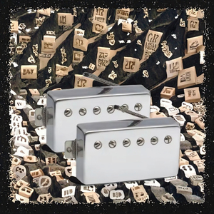 Alnico 5 placa base de plata de níquel pastilla de guitarra eléctrica LP Humbucker piezas y accesorios para instrumentos de cuerda - Product Image 2