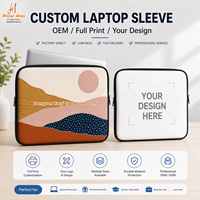Housse d'ordinateur portable matelassée personnalisable avec logo, sacoche souple pour ordinateur portable de bureau, fournisseur de cadeaux pour commandes personnalisées, fabricant