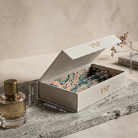 Caja Rígida Premium con Tapa Magnética, Impresión en Contraste en el Interior, Embalaje de Cartón con Sensación Texturizada para Kits de Belleza y Fragancias para el Hogar