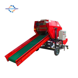 Futtermais-Stängel-Heu-Alfalfa-Gras-Kompressions-Ballenwickelmaschine für Tierfutter-Silage-Ballenwickler - Product Image 1