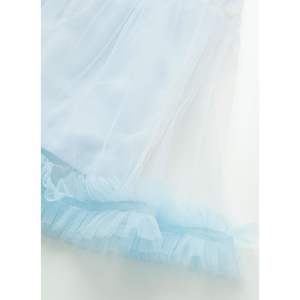 Robe Tutu à paillettes fleur de charme fleuri pour filles robe d'anniversaire bleu rose à col rond pour l'âge 3T-14 ans - Product Image 5