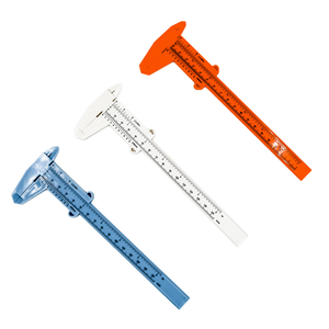 Draagbare Plastic Sieraden Meet Remklauwen 0-100Mm 1-150Mm Schuifmaat Liniaal <span class=keywords><strong>Micrometer</strong></span> Mini Plastic Nonius Schuifmaat - Product Image 1