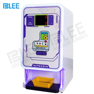 Coin Operated Coin Change Machine Bar Counter 24hours Automatic Money Changer Token Coin Change Dispenser Machine