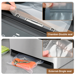 Machine de mise <span class=keywords><strong>sous</strong></span> <span class=keywords><strong>vide</strong></span> 2-en-1 avec barre de scellage de 11 pouces pour aliments riches en liquides, cuisson <span class=keywords><strong>sous</strong></span> <span class=keywords><strong>vide</strong></span>, scelleuses alimentaires <span class=keywords><strong>sous</strong></span> <span class=keywords><strong>vide</strong></span> pour comptoir - Product Image 4