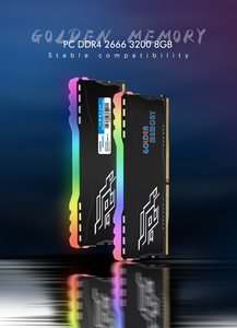 Hot bán <span class=keywords><strong>8GB</strong></span> <span class=keywords><strong>DDR4</strong></span> RGB Bộ nhớ 3200Mhz PC Máy tính để bàn <span class=keywords><strong>RAM</strong></span> với tản nhiệt ECC chức năng sản phẩm trong kho - Product Image 5