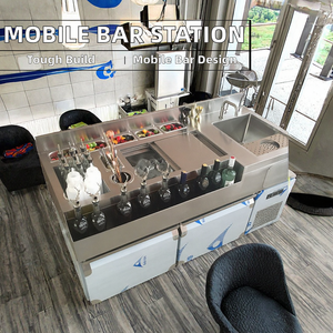 लालसिन वाणिज्यिक स्टेनलेस स्टील बारटेंडर कस्टम कॉकटेल ठंडा बारटेंडर बार वर्कटॉप्स - Product Image 2