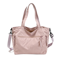 Sac bandoulière grande capacité en tissu Oxford résistant à l'eau pour femme, sac à main décontracté pour étudiante, sac fourre-tout quotidien