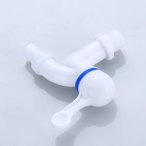 Robinet de machine à laver en plastique à 4 points, diamètre intérieur standard, fonctionnement manuel, installation facile, utilisation en cuisine - Product Image 1