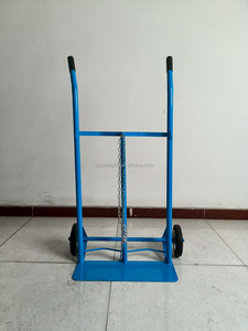 Carrito de Almacenamiento y Transporte para Cilindros de Gas Oxígeno/Acetileno, Estructura Metálica, Diseñado para Transportar Dos Cilindros de 40 Litros - Product Image 5
