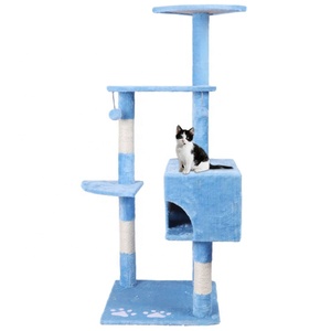 Venta al por mayor tamaño pequeño gato escalador apartamento Torre gato árbol - Product Image 1