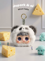 Peluche interactive IA en velours doux, porte-clés pour sac, compagnon polyvalent et apaisant, jouet intelligent transfrontalier, pour les tout-petits de 0 à 24 mois